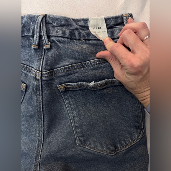 Good American Good Legs Straight Jeans size 0 / 25 - Picture 6 of 6